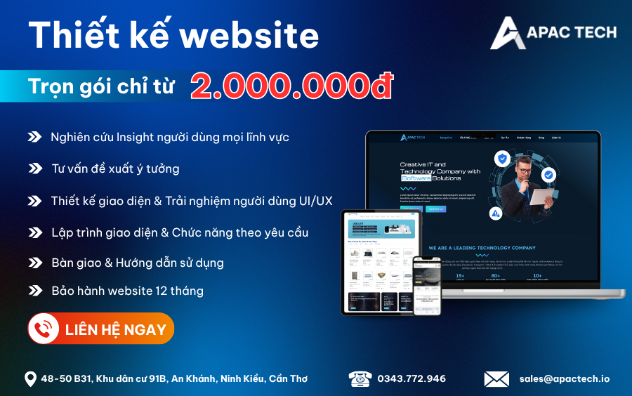 Giải Pháp Thiết Kế Website Toàn Diện Từ APAC Tech